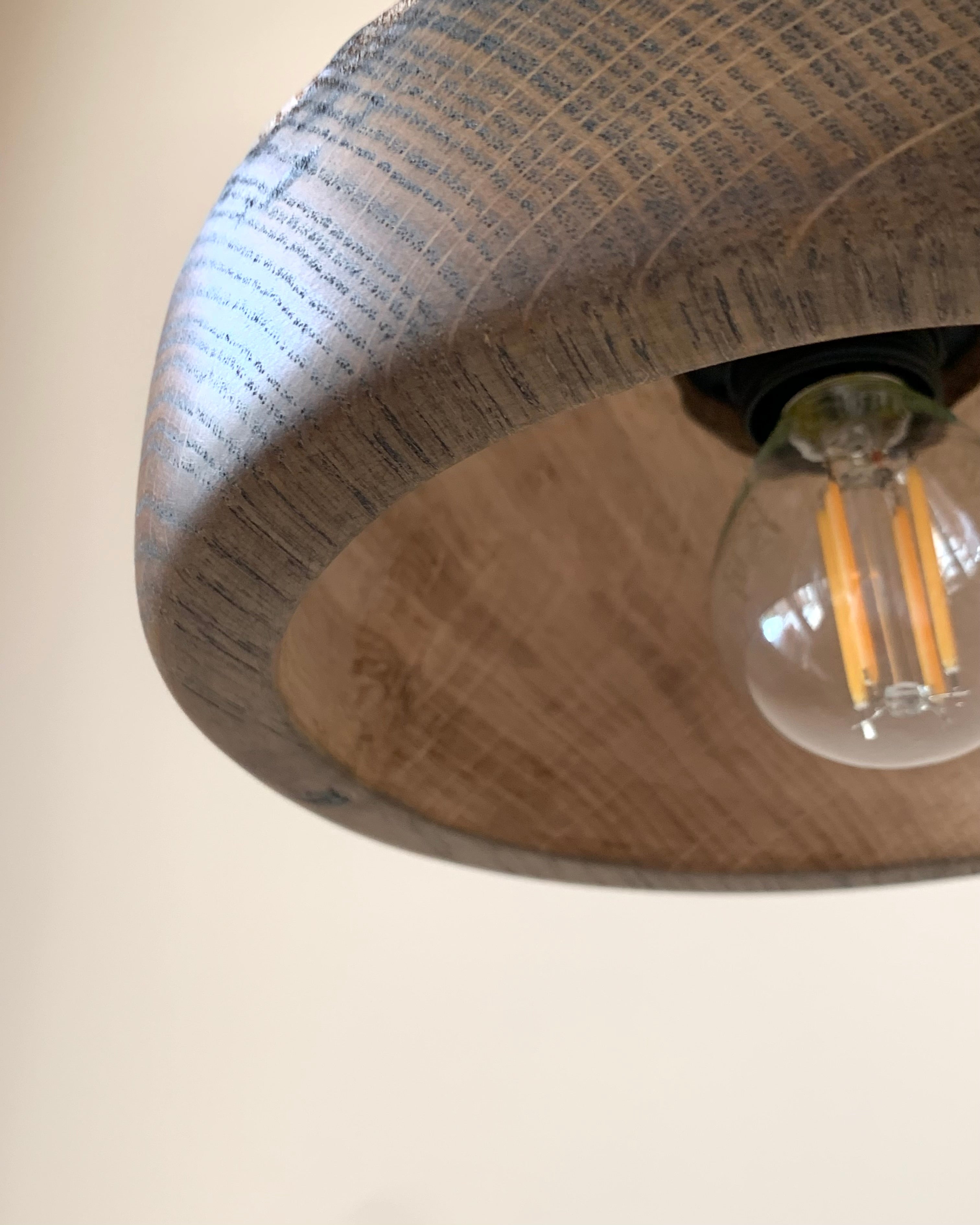 Suspension Bianca “Inverted Mochi” Ø 18cm